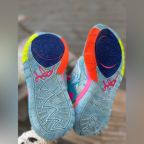 2019 Nike Kyrie Irving 6 Pool Blue Sneakers - size 4.5 - Picture 6 of 8